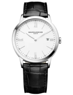 BAUME & MERCIER CLASSIMA acciaio e pelle - M0A10323