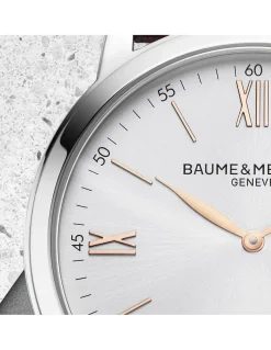 BAUME & MERCIER CLASSIMA acciaio e pelle - M0A10415