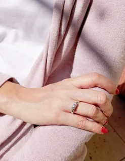 Damiani Anello Minou oro Bianco e Diamanti 0.45 ct- 20055919