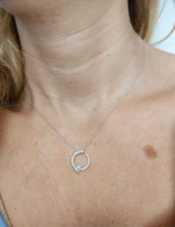 Valentina Callegher collezione Diamanti collana in oro e diamanti ct. 0.55 - ref: 11176-S