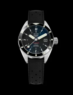 ZRC SECURICODE DIVER300 acciaio su gomma - 39mm - SC39208